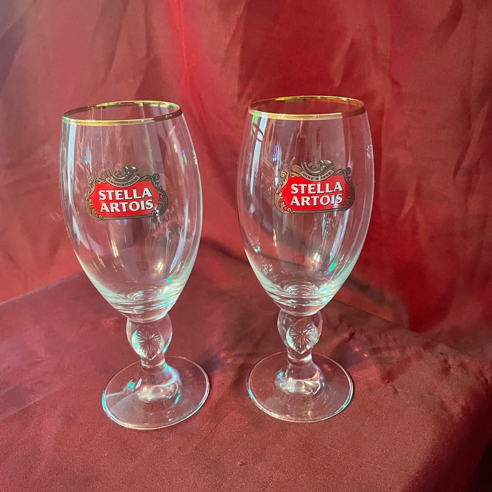 Stella Artois Beer Chalices NWOT